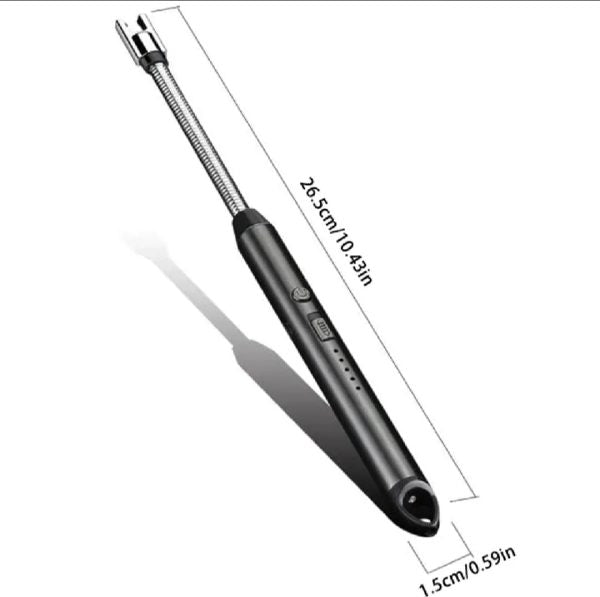 Kitchen Lighter – Usb Rechargeable Plasma Arc Lighter With Safety Lock & Flexible
