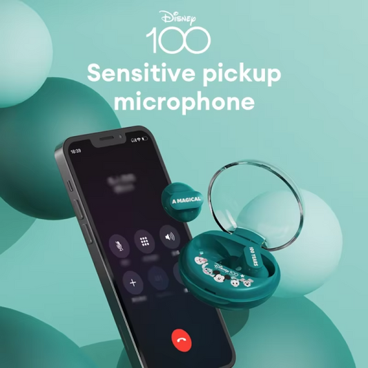 Disney 100 Anniversary Earbuds – Choice Disney Qs-t1 Earphone Bluetooth 5.3 Wireless Headphones Low Latency Earbuds Hifi Stereo Sound 100th Anniversary Model