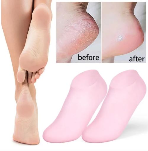 Anti Crack Heel Silicone Socks