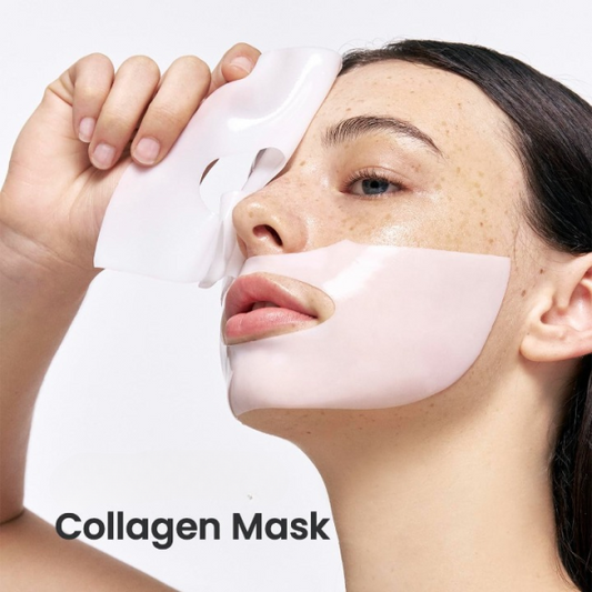 01 Pc Bio-collagen Deep Hydrating Facial Sheet Mask, Pore Minimizing, Firming, Hydrating Overnight Skin – 36gram