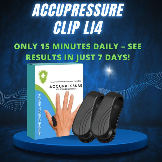 Acupressure Clip For Diabetics, Sugar Control Point Clip ( BUY 1 GET 1 FREE )
