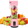 Portable USB Blender with 6 Blades, Rechargeable, 380ml