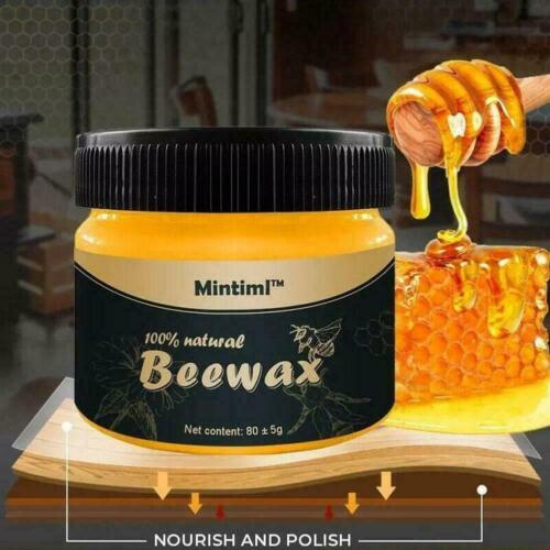 3 in 1 Deal Beewax Spray (120ml) + Beewax 85g(wax) + Sponge Beeswax Furniture Polish And Cleaner