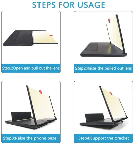 F3 Mobile Screen Magnifier | Enlarged Mobile Screen Amplifier Large Screen Eyes Protection