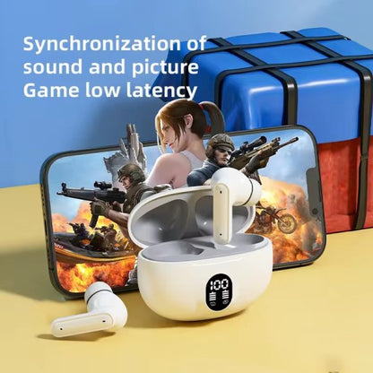 Professional Display Earbuds Stereo 895b Wireless Bluetooth Earbuds | Mic In-ear Headphones With Led Display | Type C Fast Charging | Bluetooth 5.3 For Android/iphone