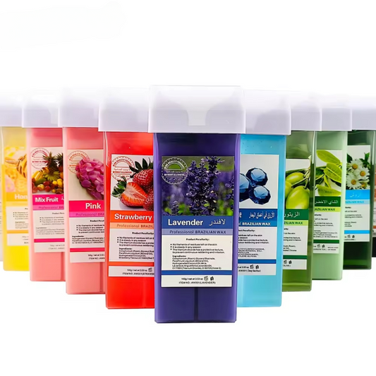 Refill Wax For Women, Roll On Wax Refill For Hair Areas Of The Body, Roller Waxing Hair Removal Depilatory Refill Wax With Different Flavour (1 Pc-random Flavors)